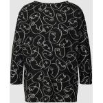 Zwarte Polyester Christian Berg Sweatshirts Boothals met motief van Berg in de Sale voor Dames 