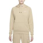 Bruine Fleece Nike Essentials Hoodies  in maat XS in de Sale voor Dames 