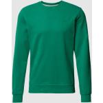 Groene Polyester s.Oliver Effen sweatshirts Ronde hals  in maat M voor Heren 