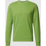 Grasgroene Polyester s.Oliver Effen sweatshirts Ronde hals  in maat M voor Heren 