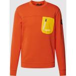 Oranje Polyester NAPAPIJRI Effen sweatshirts Ronde hals  in maat M voor Heren 
