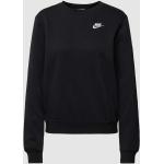 Zwarte Polyester Nike Effen sweatshirts Ronde hals  in maat S voor Dames 