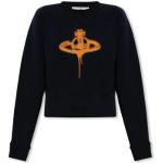 Sweatshirt met logo Vivienne Westwood , Blue , Dames