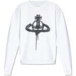 Sweatshirt met logo Vivienne Westwood , White , Heren