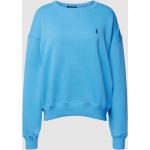 Turquoise Polyester Ralph Lauren Polo Effen sweatshirts Ronde hals voor Dames 