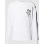 Witte Polyester Jack & Jones All over print Effen sweatshirts Ronde hals  in maat M voor Heren 