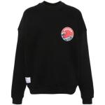 Klassieke Zwarte Jersey Alpha Industries Inc. All over print Sweatshirts met print Ronde hals  in maat XXL voor Heren 