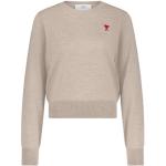 Casual Bruine Merinowollen Ami Paris Sweatshirts  in maat L voor Dames 