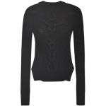Zwarte Merinowollen Isabel Marant Sweatshirts Ronde hals  in maat S in de Sale voor Dames 