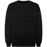 Bastien Oversized Zwart Crew Neck Sweatshirt Philippe Model , Black , Heren