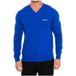 Casual Blauwe Viscose Roberto Cavalli Sweatshirts V-hals  in maat XL in de Sale voor Heren 