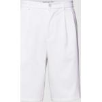 Witte Polyester Stretch Fitness-shorts in de Sale voor Heren 