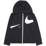 Streetwear Zwarte Fleece Nike Swoosh Hoodies  in maat S voor Heren 
