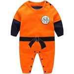 Oranje Kinderpyjama's met motief van Halloween voor Babies 