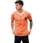 Oranje Polyester T-shirts met opdruk  voor de Winter  in maat M met motief van Leeuwen in de Sale voor Heren 