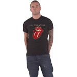 Rock Zwarte Rolling Stones T-shirts  in maat L voor Heren 