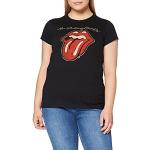 Zwarte Rolling Stones T-shirts  in maat M voor Dames 