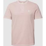 Roze s.Oliver Effen T-shirts Ronde hals  in maat M in de Sale voor Heren 