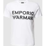 Witte Emporio Armani Effen T-shirts Ronde hals  in maat M voor Heren 