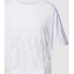 Witte Polyester Emporio Armani Effen T-shirts Ronde hals  in maat S voor Dames 