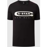 Zwarte G-Star Raw T-shirts met ronde hals Ronde hals  in maat M Bio voor Heren 