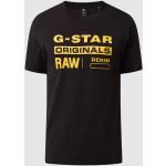 Zwarte G-Star Raw T-shirts met ronde hals Ronde hals  in maat M Bio voor Heren 