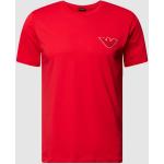 Rode Emporio Armani Effen T-shirts Ronde hals  in maat M voor Heren 
