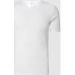 Witte Jersey Schiesser T-shirts met ronde hals Ronde hals voor Heren 