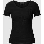 Zwarte Emporio Armani Effen T-shirts Ronde hals voor Dames 