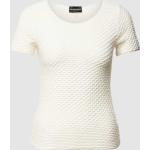 Witte Emporio Armani Effen T-shirts Ronde hals voor Dames 