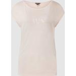 Lichtroze Viscose Esprit Collection T-shirts met opdruk Ronde hals  in maat S in de Sale voor Dames 