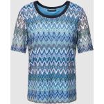 Blauwe Polyamide Betty Barclay T-shirts met ronde hals Ronde hals voor Dames 