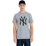 Casual Grijze New Era New York Yankees Geweven T-shirts  in maat XS voor Heren 