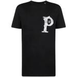 Zwarte Polyester Philipp Plein T-shirts met ronde hals  voor de Herfst Ronde hals  in maat XL in de Sale voor Heren 