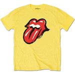 Gele Rolling Stones T-shirts  in maat S voor Heren 