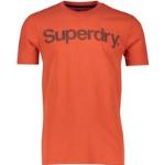 Oranje Superdry T-shirts met ronde hals Ronde hals  in maat M voor Heren 