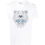 Witte KENZO Tiger T-shirts  in maat M met motief van Tijgers voor Heren 