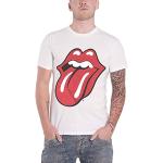 Witte Rolling Stones T-shirts  in maat XL voor Heren 