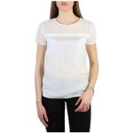 Witte Zijden Handwas Armani Jeans Effen T-shirts  in maat L in de Sale voor Dames 