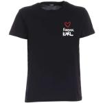 Casual Zwarte Karl Lagerfeld T-shirts met opdruk  in maat S in de Sale voor Dames 