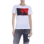 Casual Witte Karl Lagerfeld T-shirts met ronde hals Ronde hals  in maat L in de Sale voor Dames 