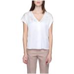 Witte Viscose RINASCIMENTO T-shirts  in maat L voor Dames 