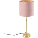 Roze Stalen Qazqa Parte E27 Klassieke tafellampen in de Sale 