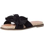 Zwarte Tamaris Platte sandalen  voor de Zomer  in 38 voor Dames 