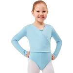 Lichtblauwe Tanzmuster Kinderjassen  in maat 146 voor Meisjes 