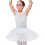 Witte Tulen Tanzmuster Kinder lange rokken  in maat 158 voor Meisjes 
