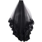 Zwarte Damescarnavalssieraden  voor een Bruid met motief van Halloween Sustainable 