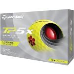 TaylorMade Unisex Tp5x golfballen, geel, 12 bal UK