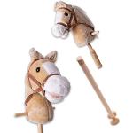 Beige Houten Paarden Stokpaarden met motief van Paarden voor Babies 