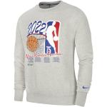 Grijze Fleece Nike NBA Sweatshirts  in maat S voor Heren 